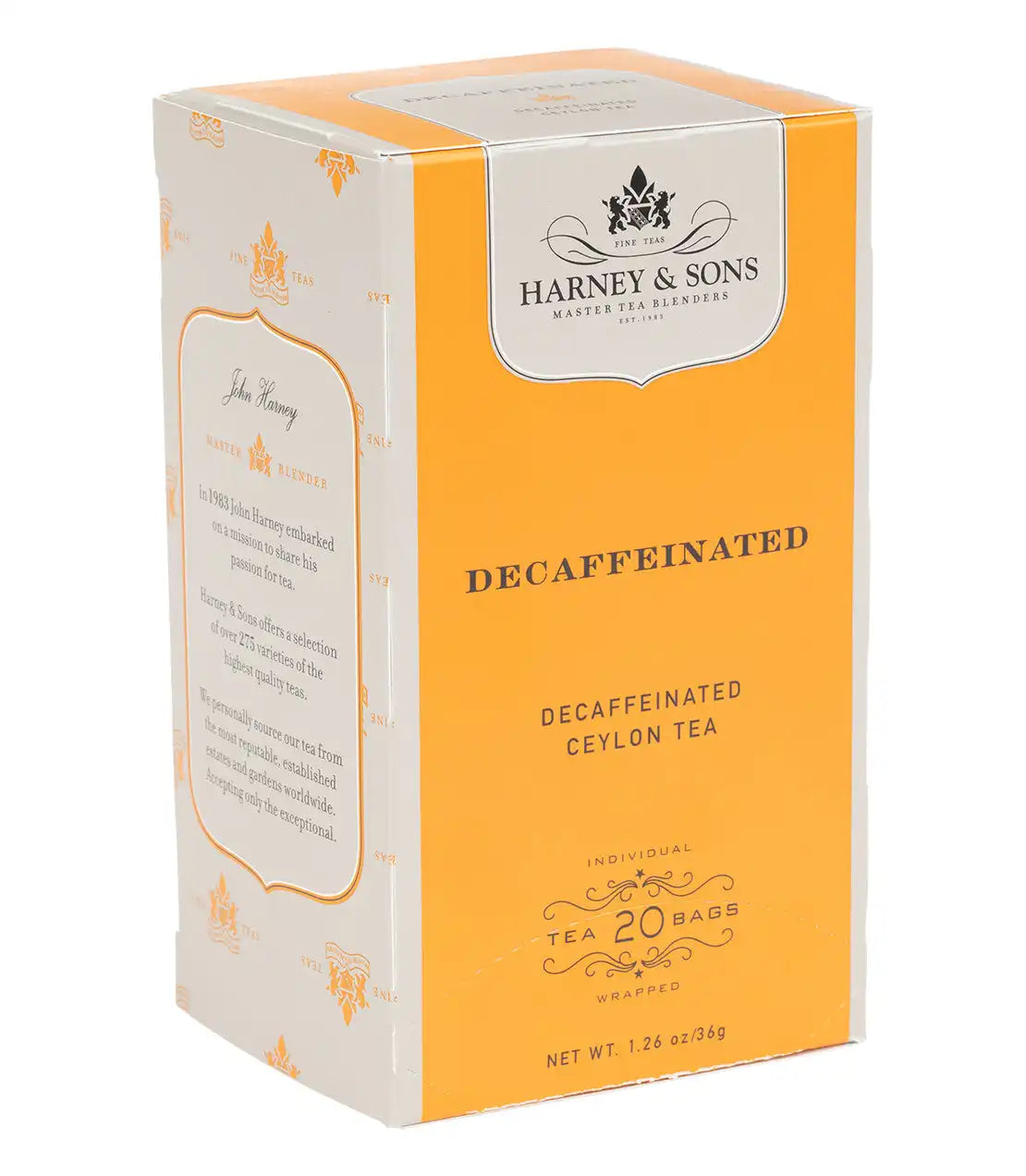 Decaf Ceylon, Box of 20 Premium Teabags