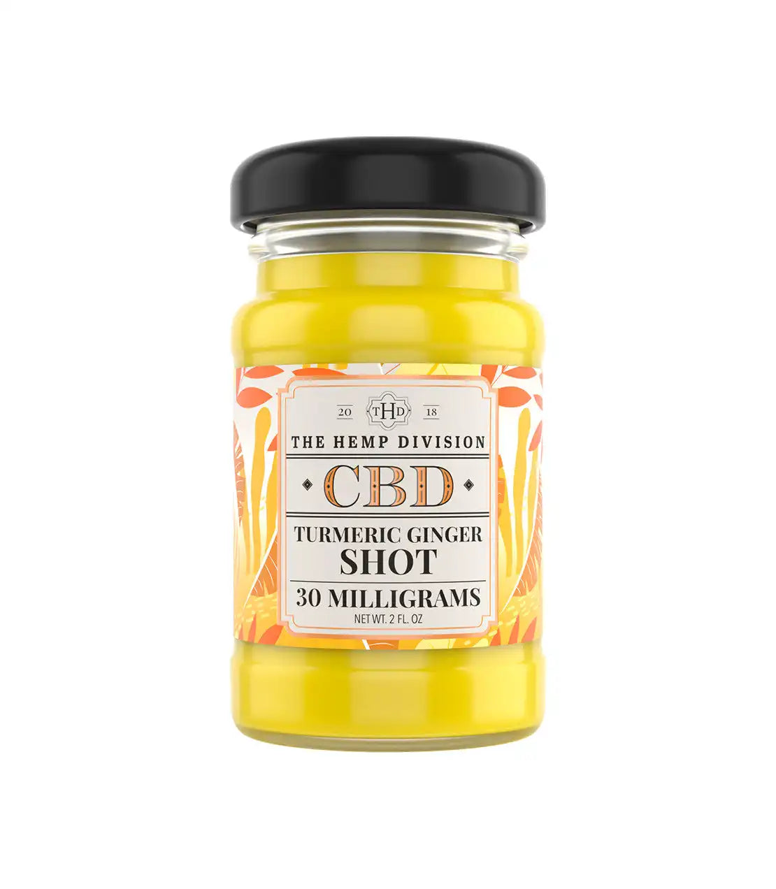 Turmeric Ginger Shot – 30 MG Hemp
