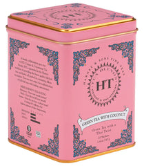 Green Tea with Coconut, HT Tin of 20 Tea Sachets